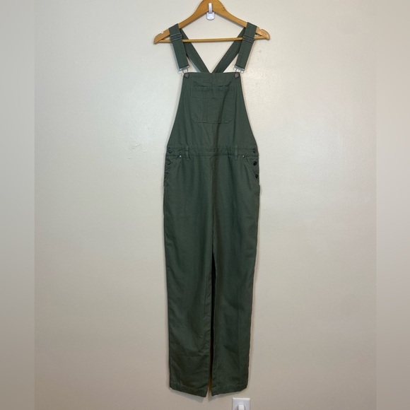 Roxy Eternal Change Green Dungarees Overalls Casual Boho - Picture 5 of 14